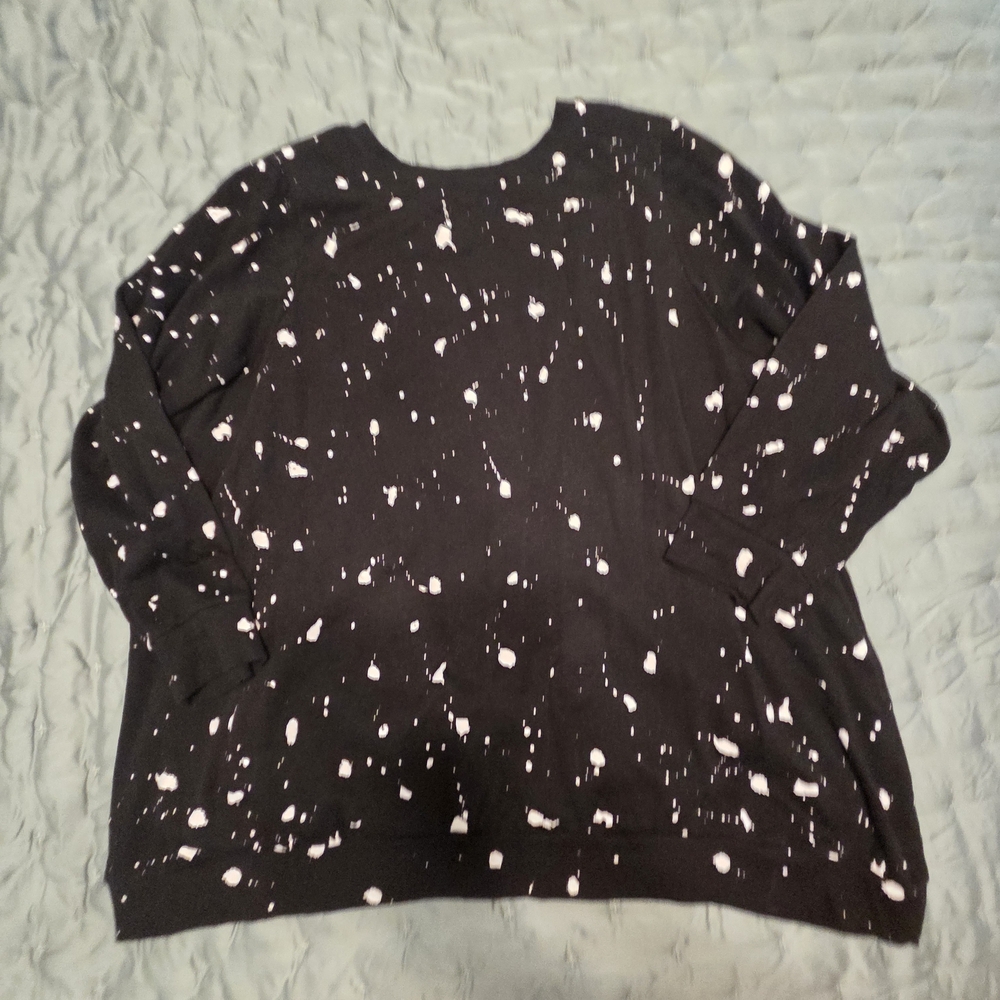 Torrid 6x KISS Band Splatter Fleece Sweatshirt- Gene Simmons - Picture 7 of 9
